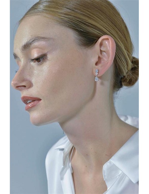 Pendientes Plata Rodio Circo.