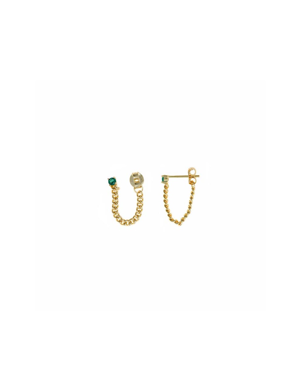 Pendientes Plata Chapada Circo.