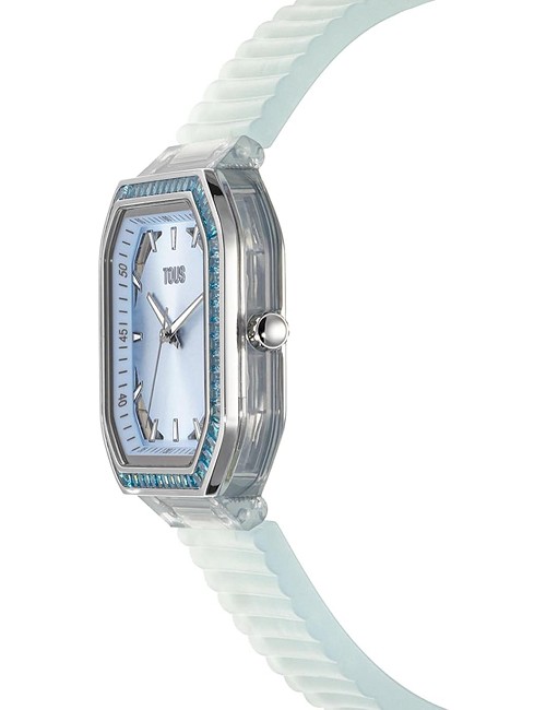 Reloj Tous Gleam Fresh Ip Blue Silicona Azul