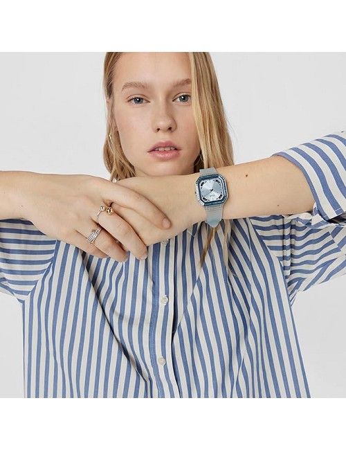 Reloj Tous Gleam Fresh Ip Blue Silicona Azul